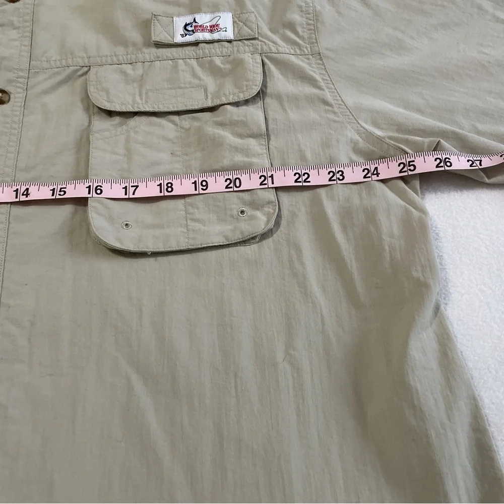 Worldwide Sportsman Khaki Fishing shirt XL